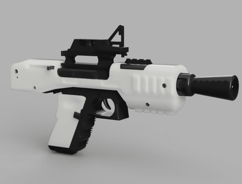 SE-44C Blaster - Star Wars 3d model