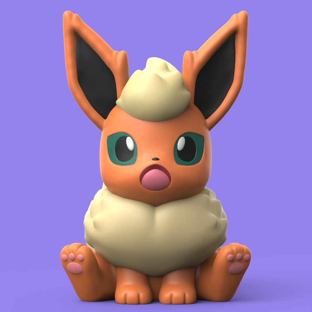 Chibi Eeveelution Set  3d model