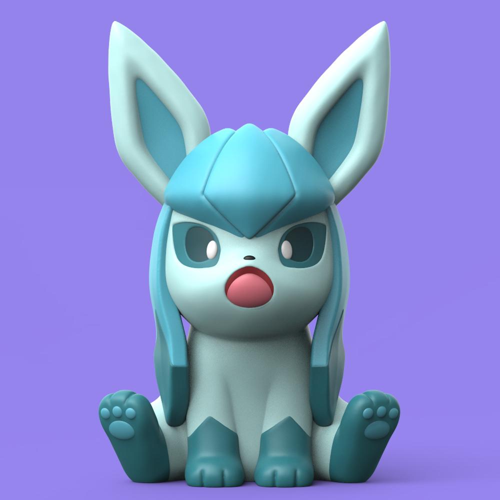 Chibi Eeveelution Set  3d model