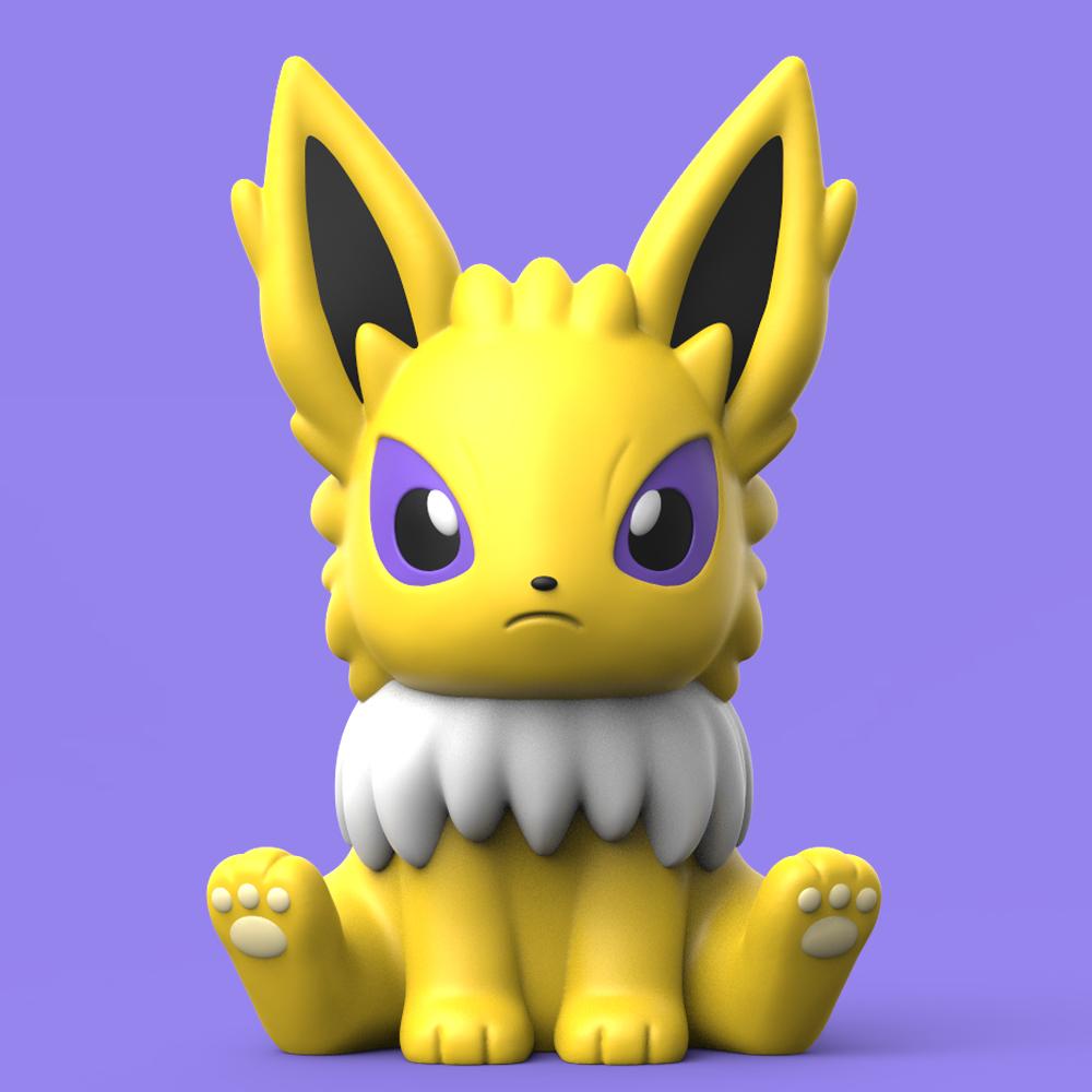 Chibi Eeveelution Set  3d model