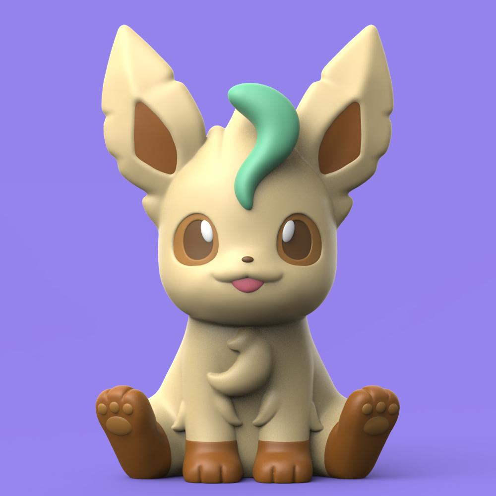 Chibi Eeveelution Set  3d model