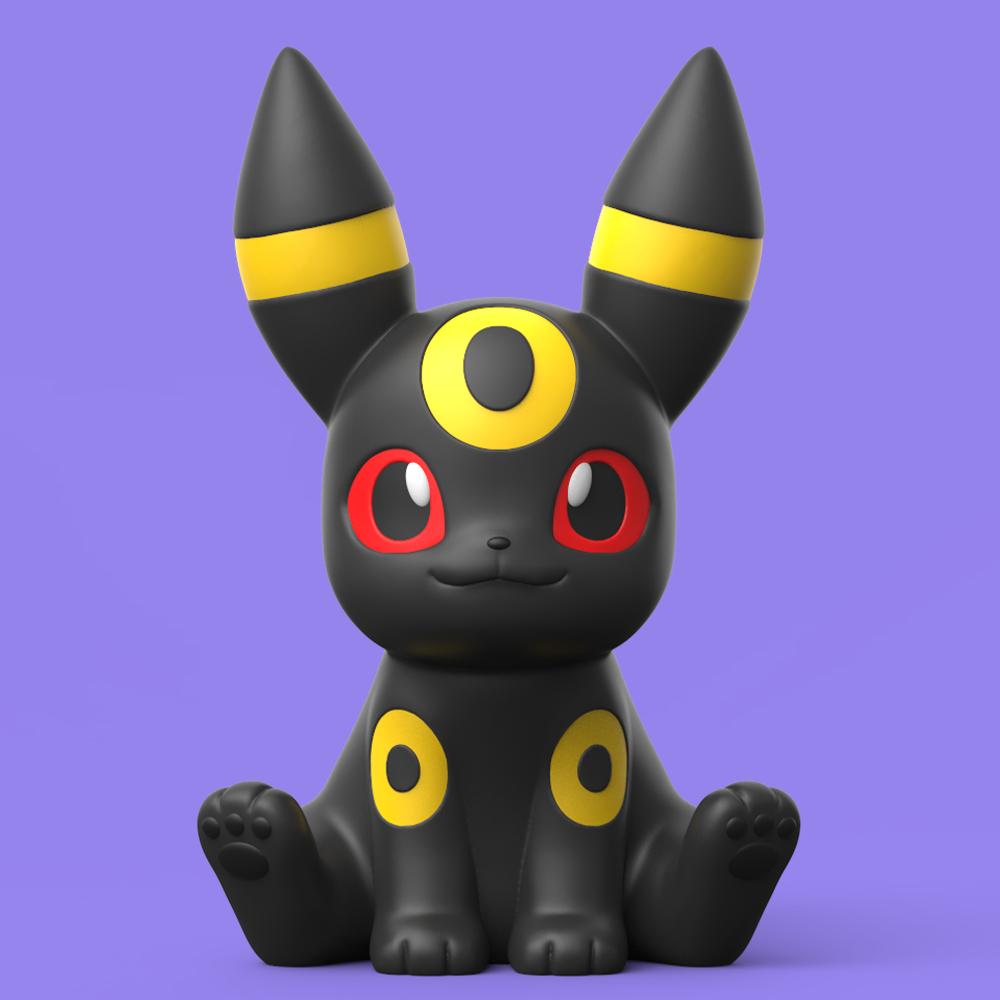 Chibi Eeveelution Set  3d model