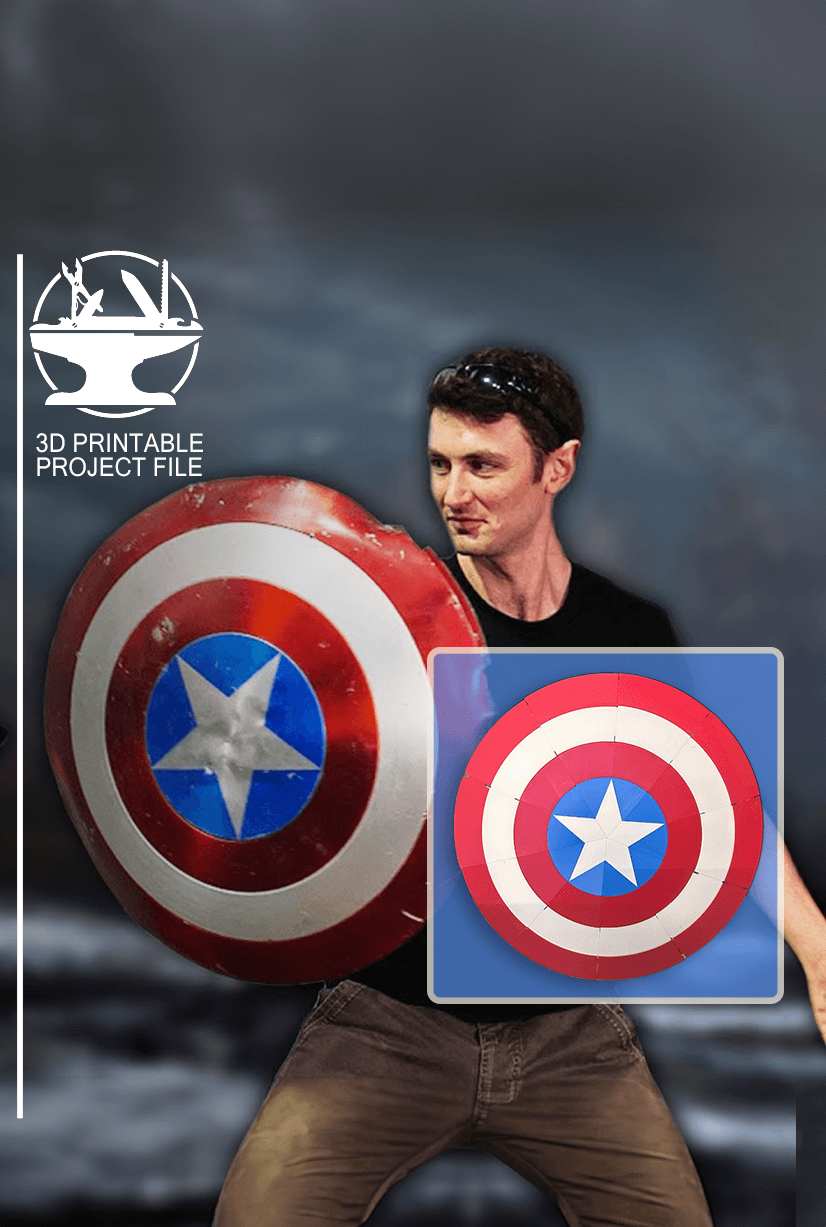 Captain America's Shield 3d model