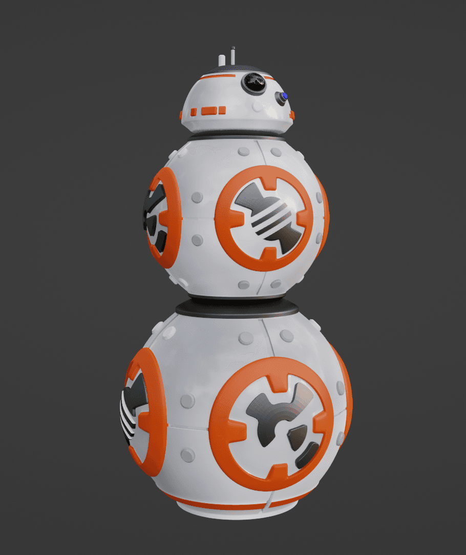 bb8SnowmanDetail.stl 3d model