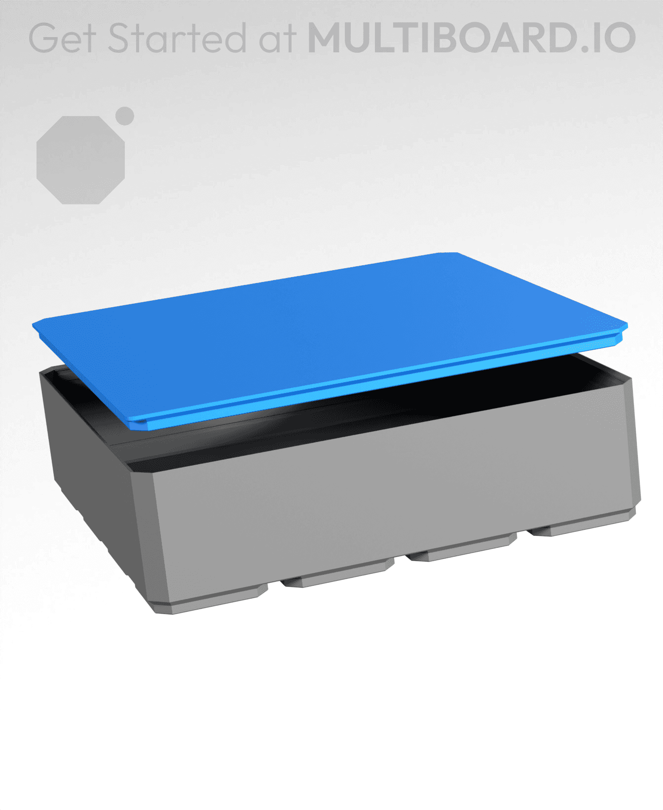 4x4 Drop In Tab Lid 3d model