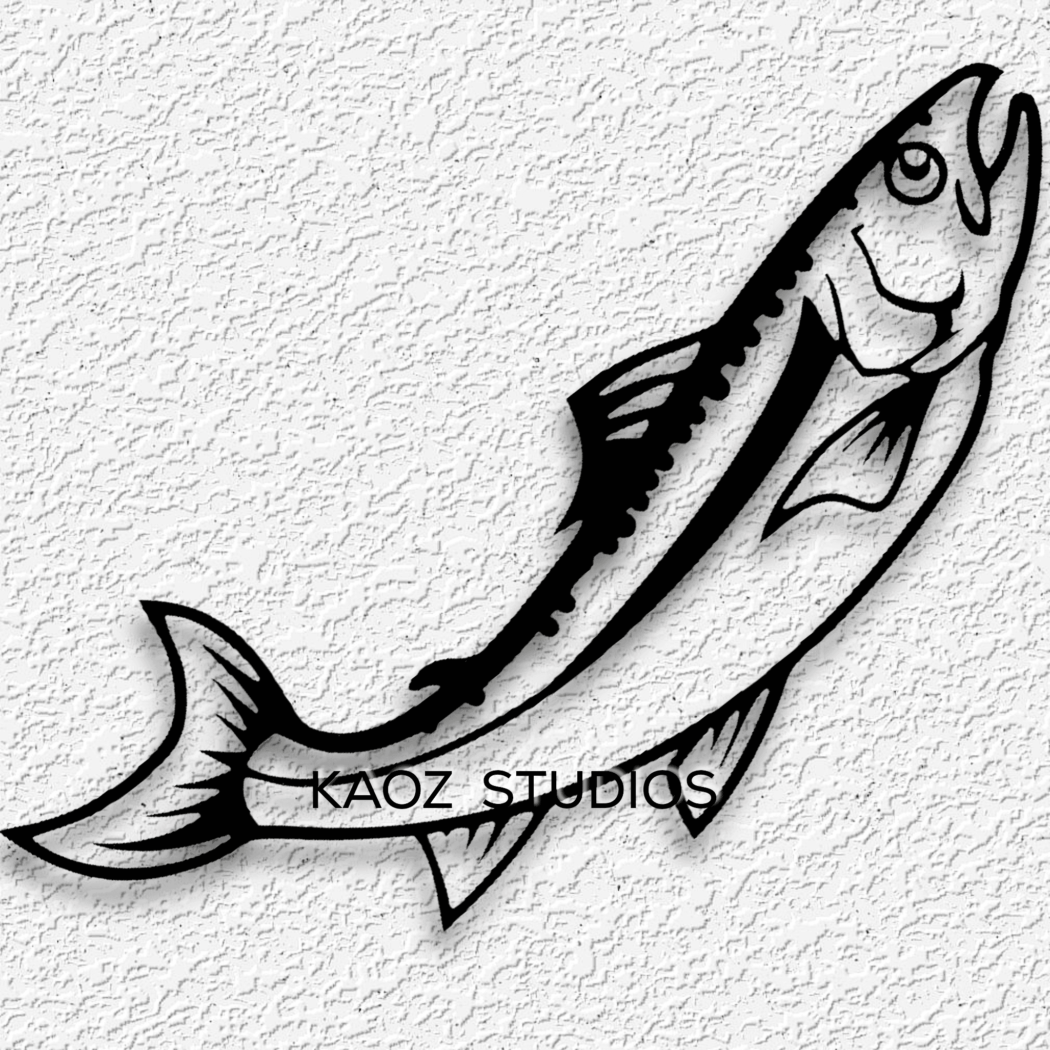 fish wall art fishing wall decor 3d model