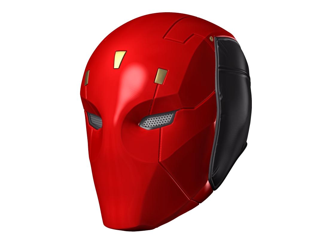 Red Hood Helmet 3d model