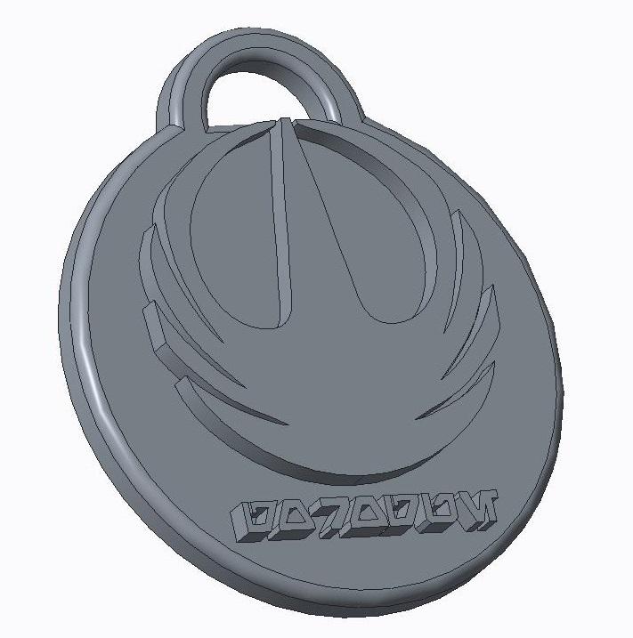 Star Wars Rogue One Key Fob 3d model