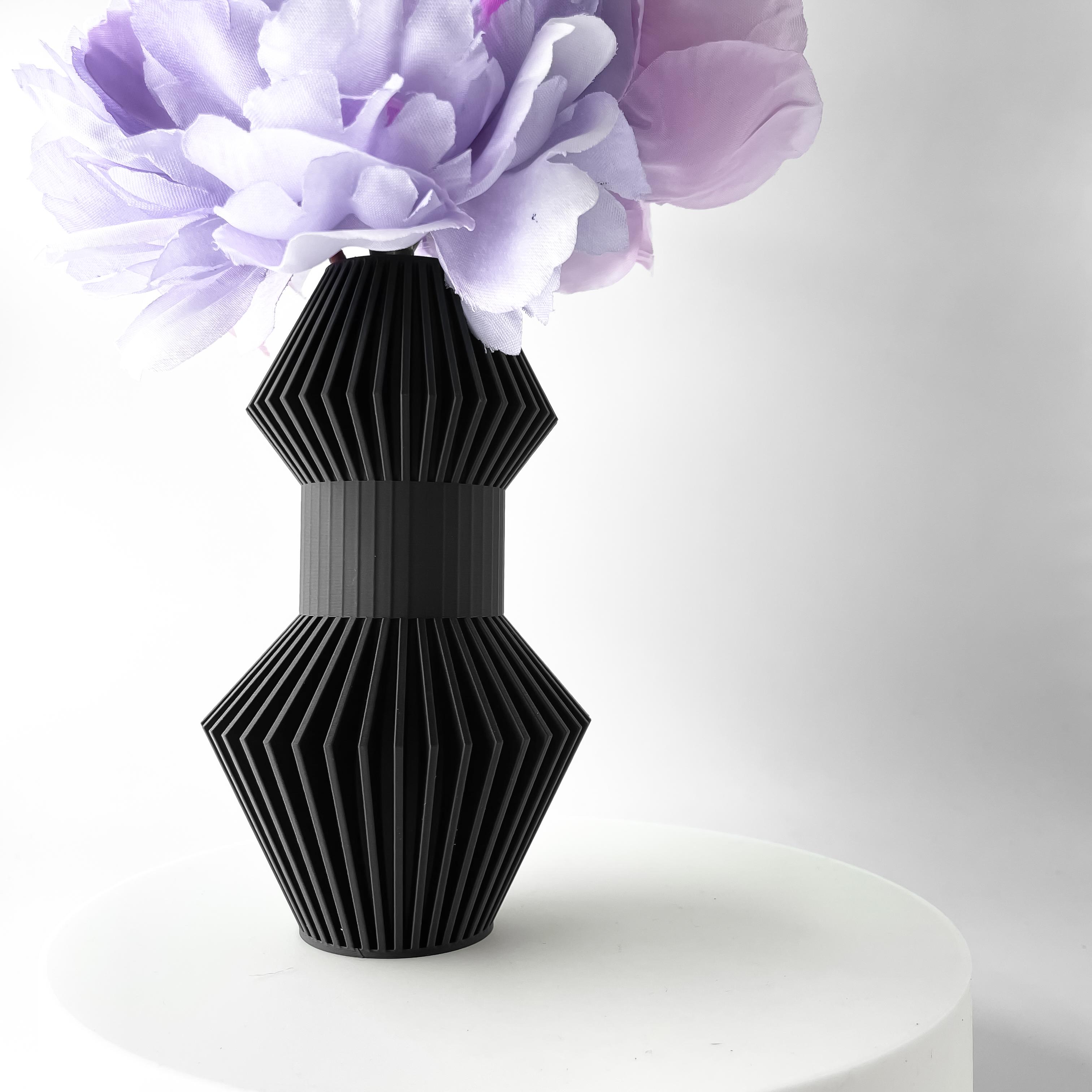 The Anter Vase, Modern and Unique Home Decor for Dried and Flower Arrangements  | STL File 3d model