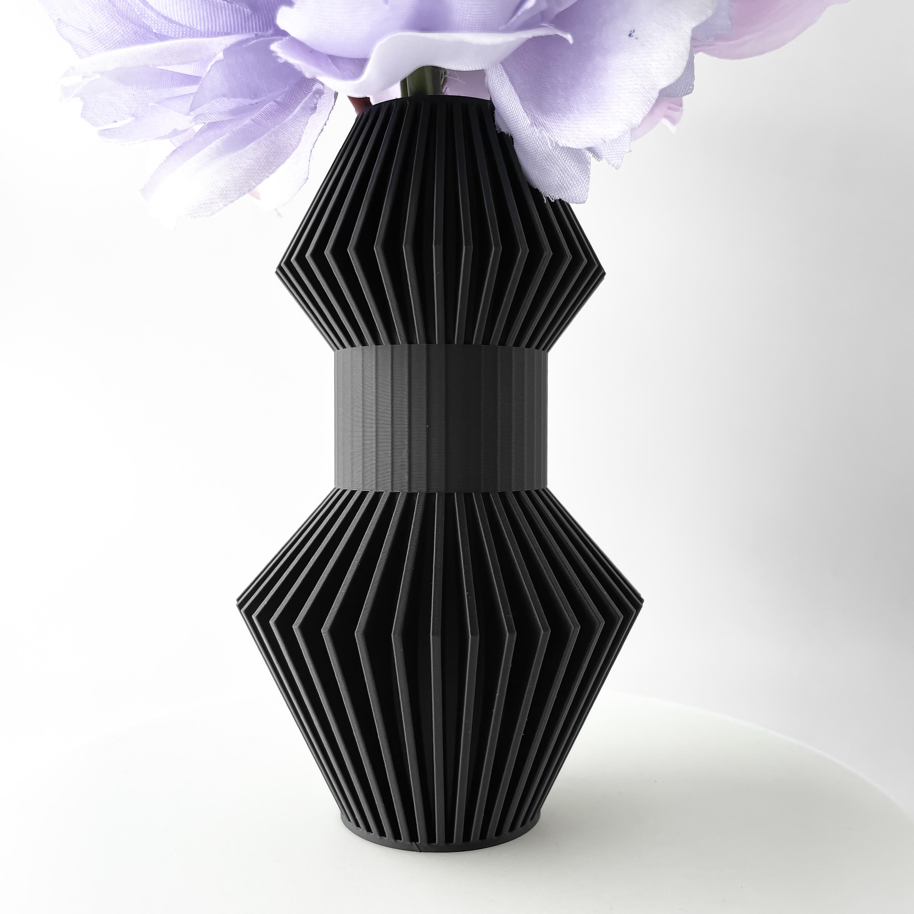 The Anter Vase, Modern and Unique Home Decor for Dried and Flower Arrangements  | STL File 3d model