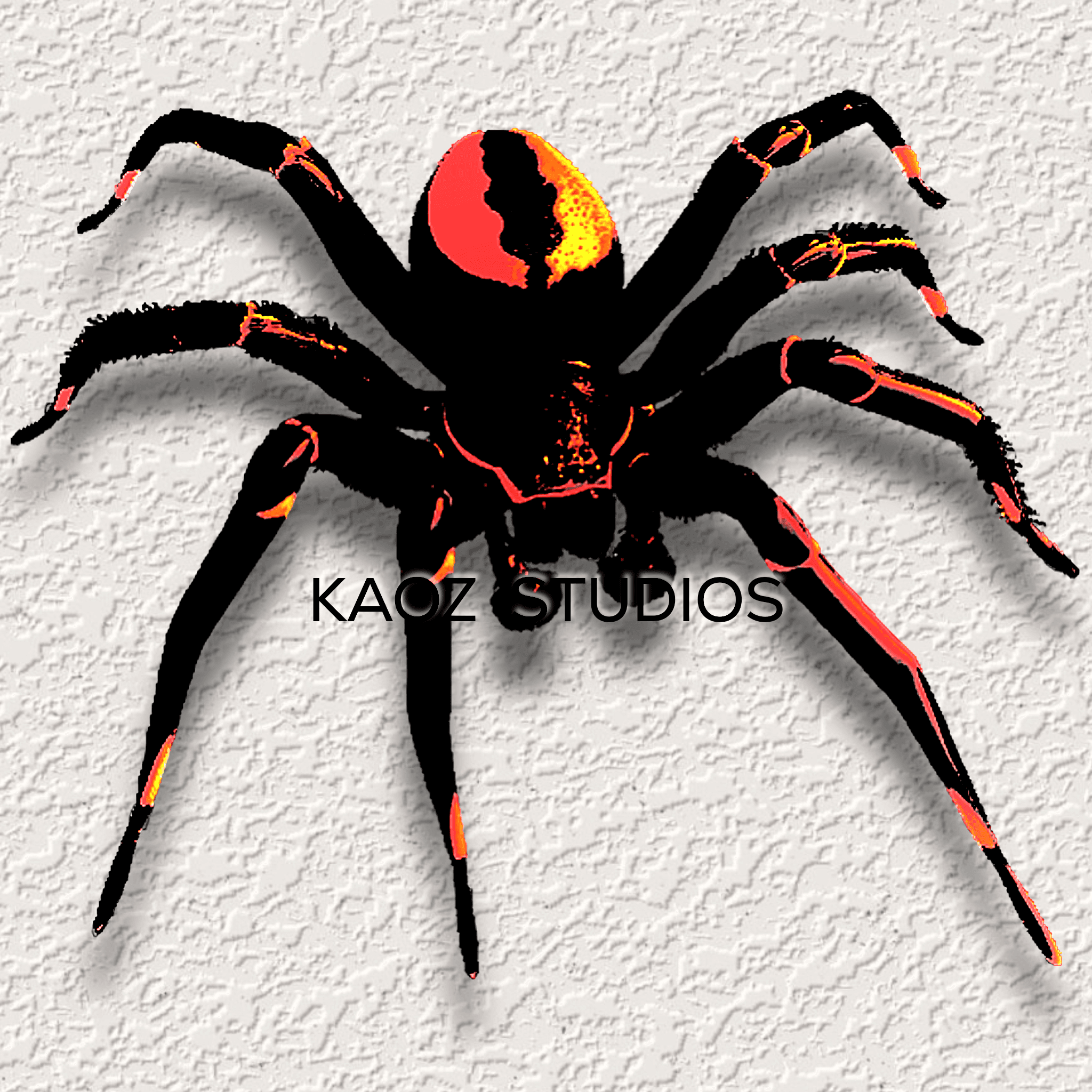 Realistic Spider Full Color Model Wall Art Home Decor 3d model