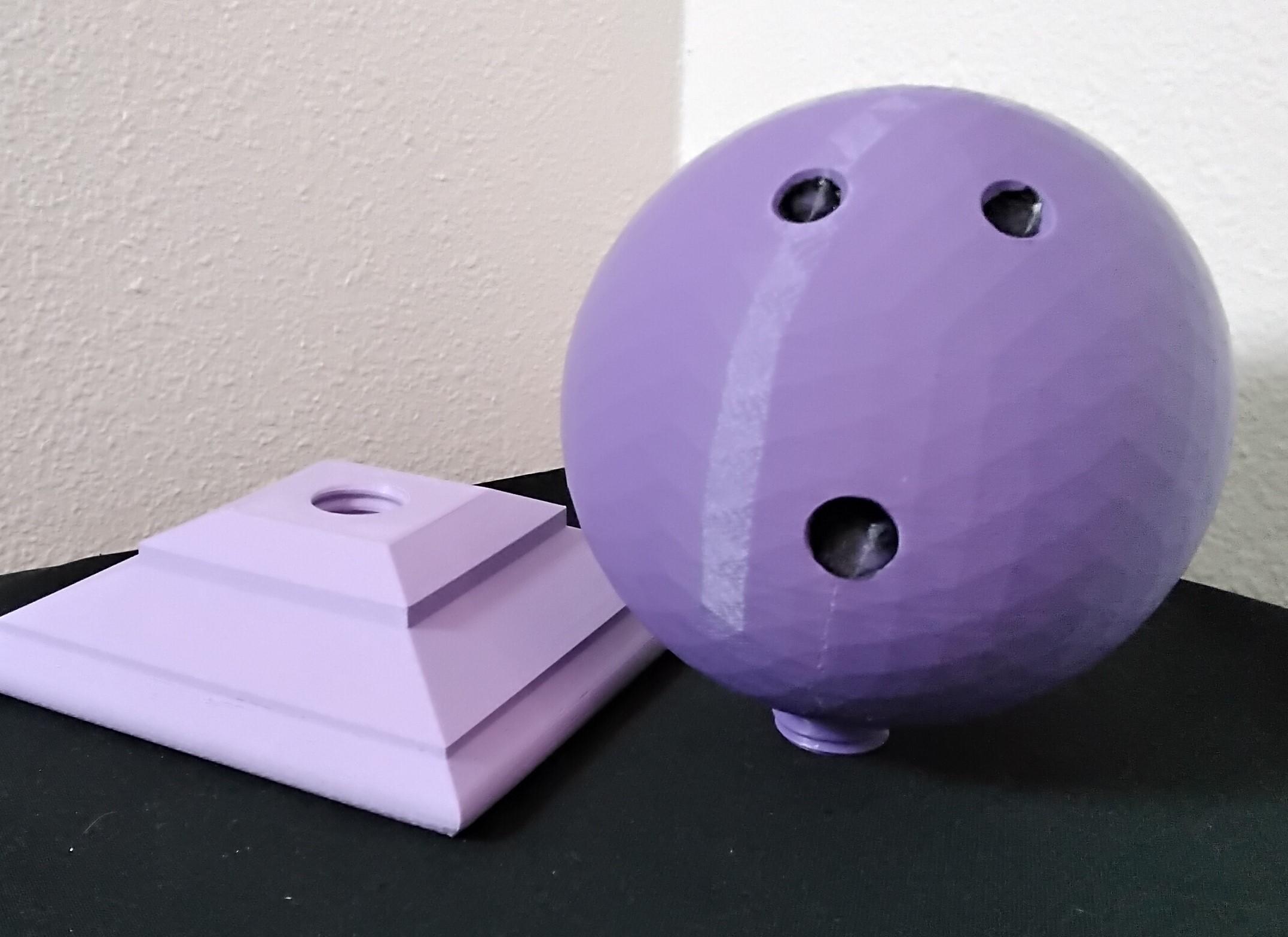 Screw Post Cap Bowling ball top 3d model