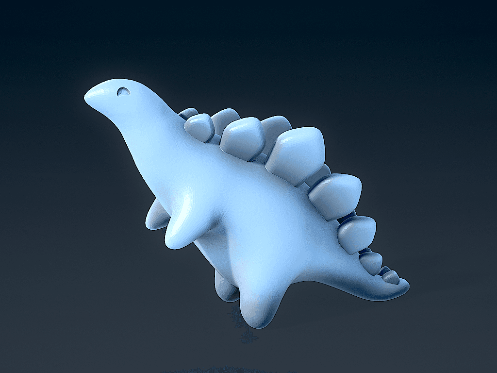 Cute Dinos 3d model