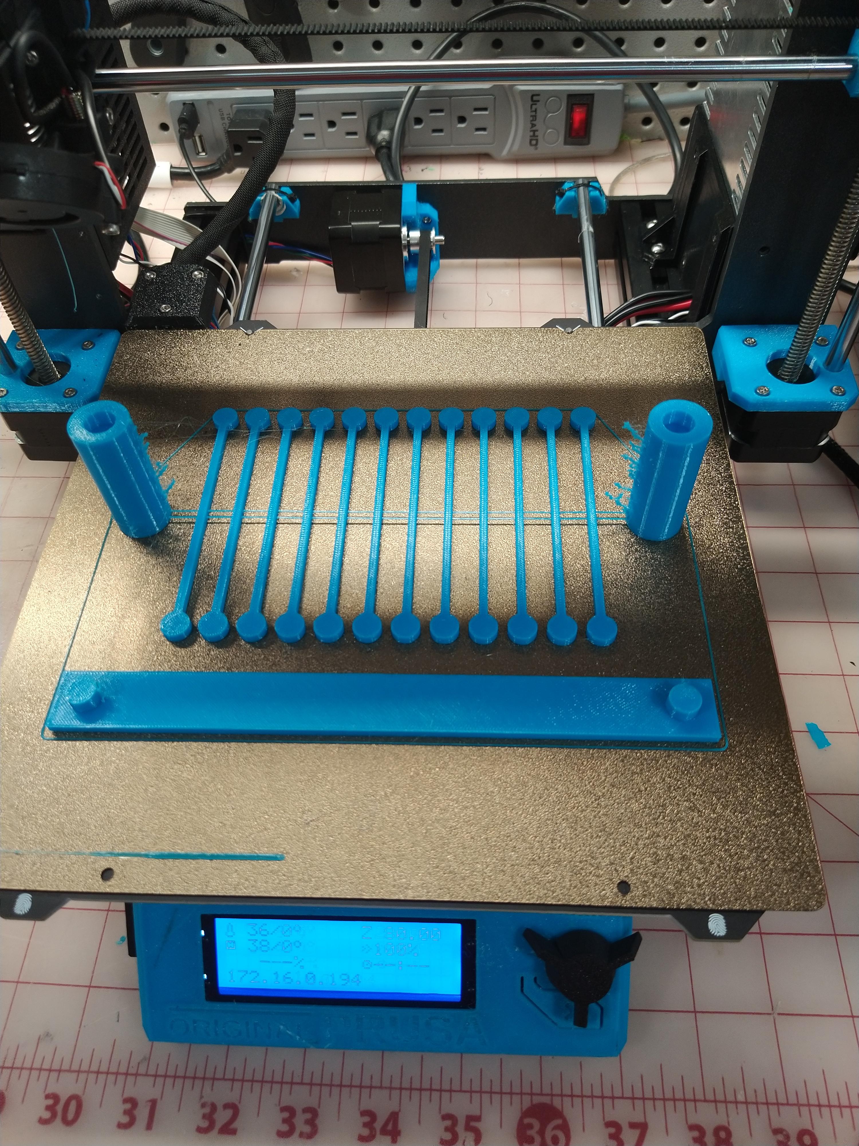 Mini Wave Desk Toy - prusa mks3+ clone using PETG - 3d model