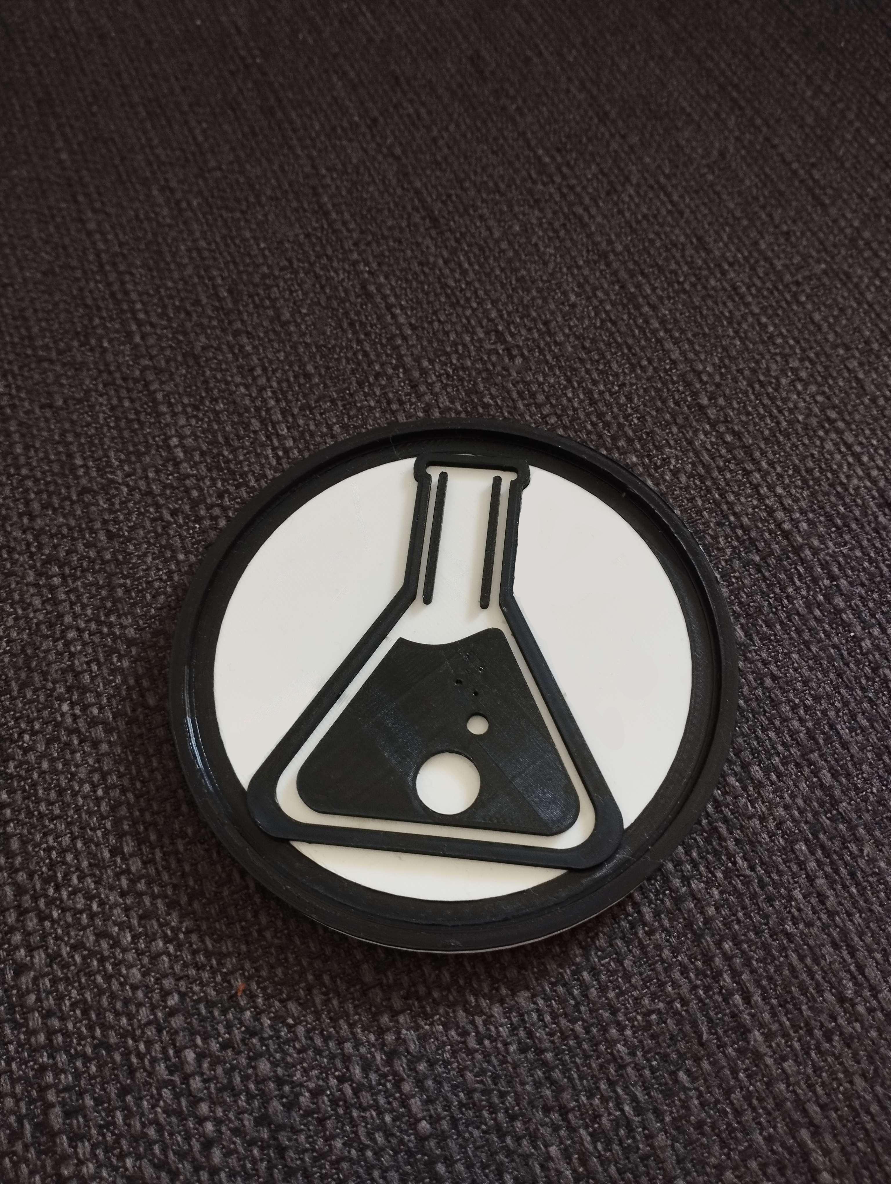 Erlenmeyer Flask Coaster (Coaster for Drinks) Bundle 3d model