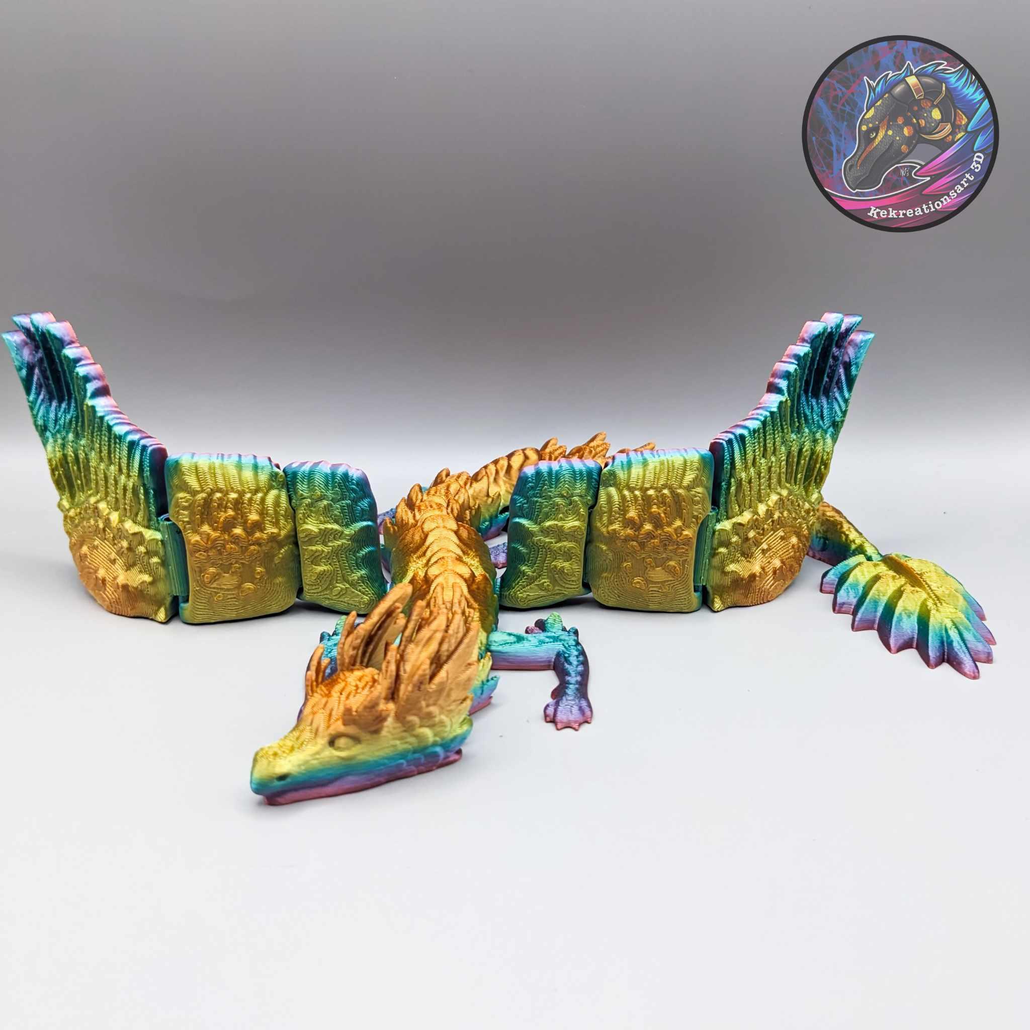 Flexi Feather Dragon 3d model