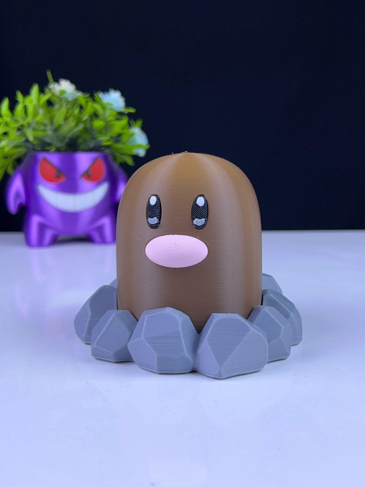 Diglett - Multipart  3d model