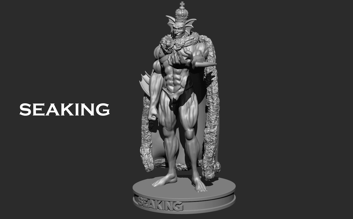 Sea king - one punch man 3D print model 3d model