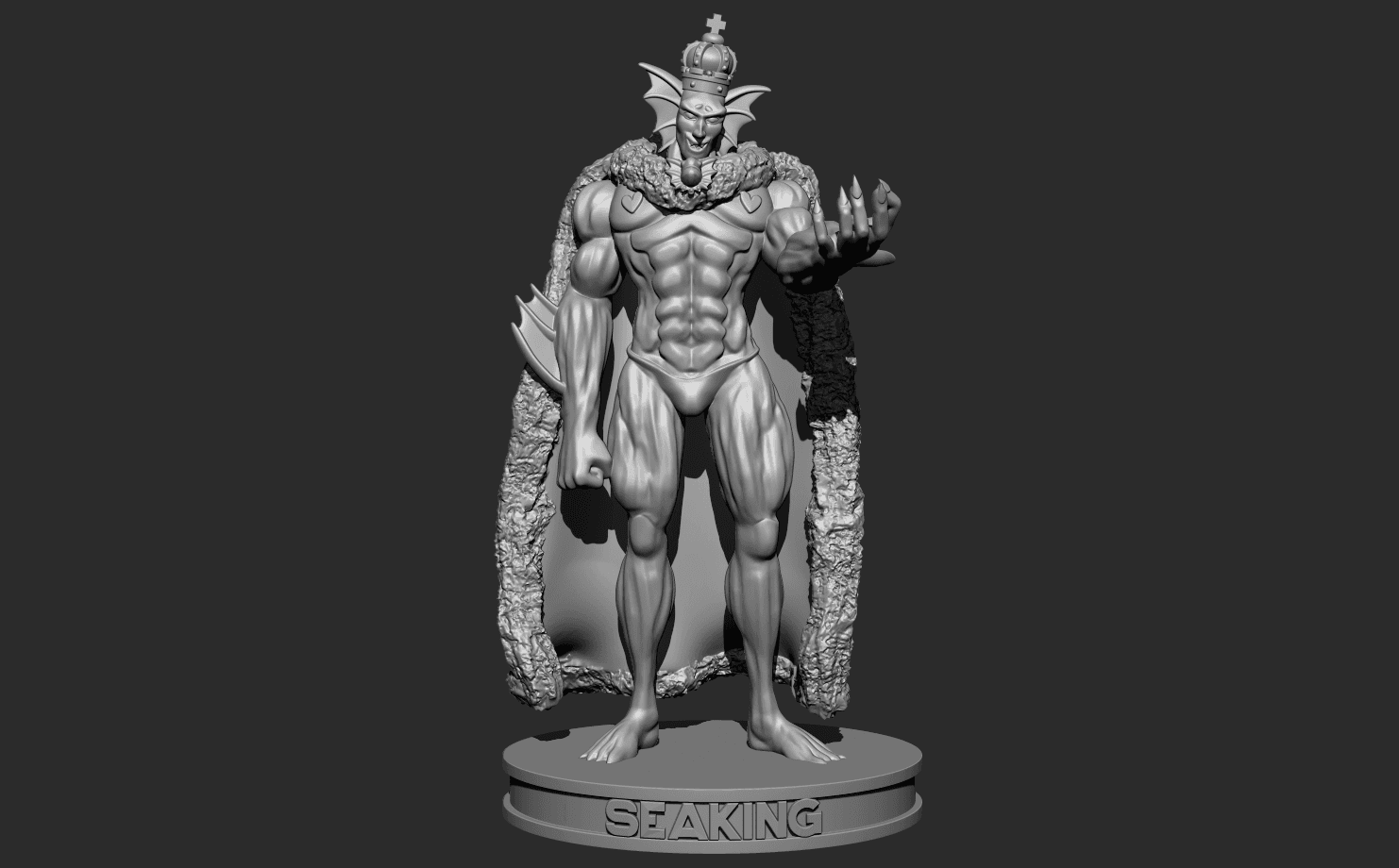 Sea king - one punch man 3D print model 3d model