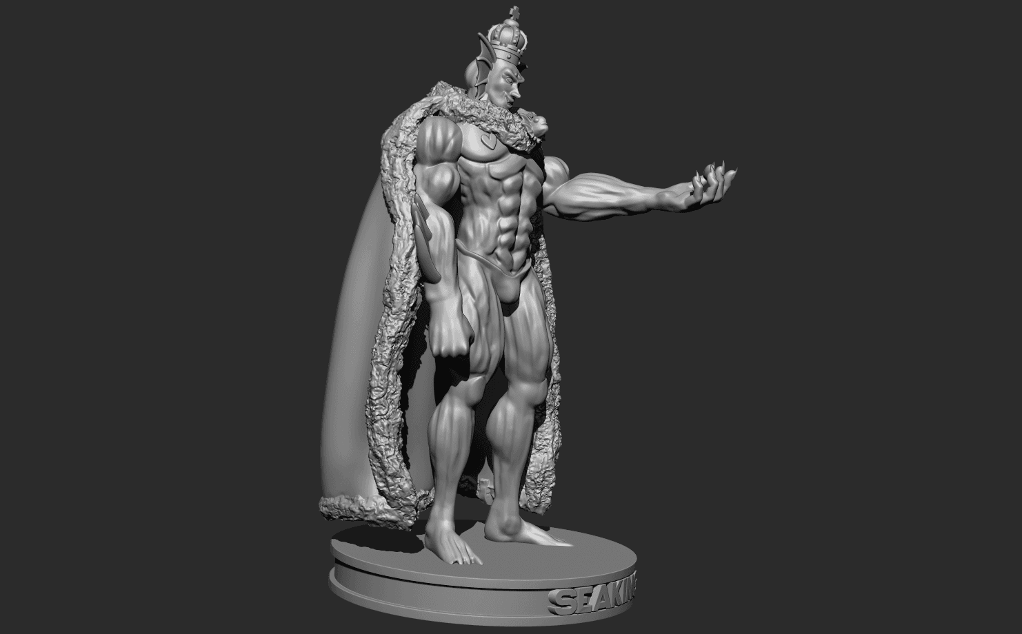 Sea king - one punch man 3D print model 3d model