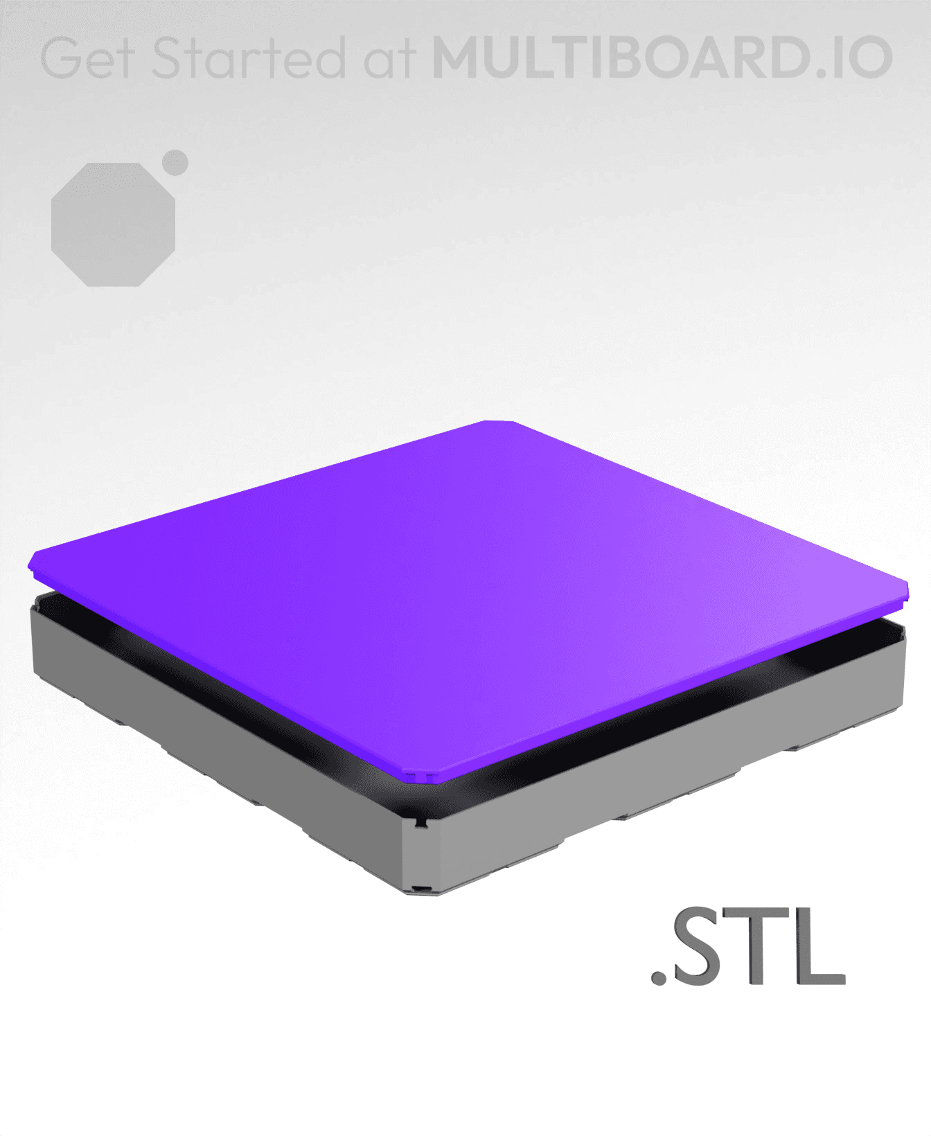 3x3 - Multibin Top - STL Remixing File 3d model