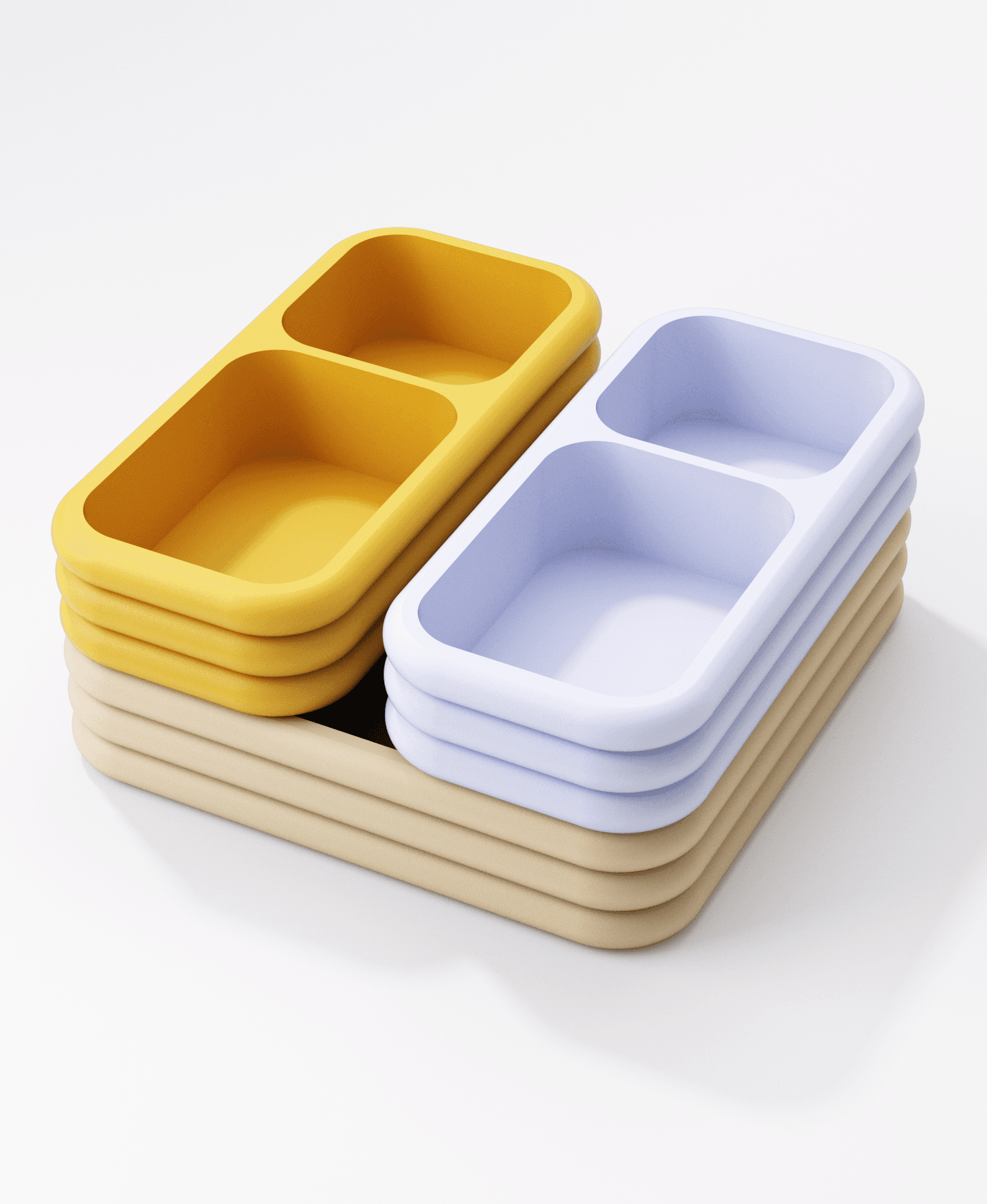 Modular Desk Tray Type 1 3d model