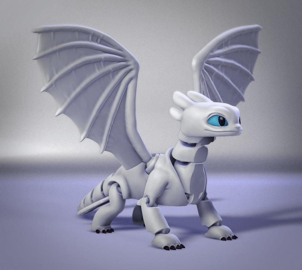 Light Fury Improved 3d model