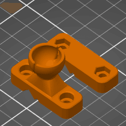 Tentacle System Pegboard Base and Cylinder Holder 3d model