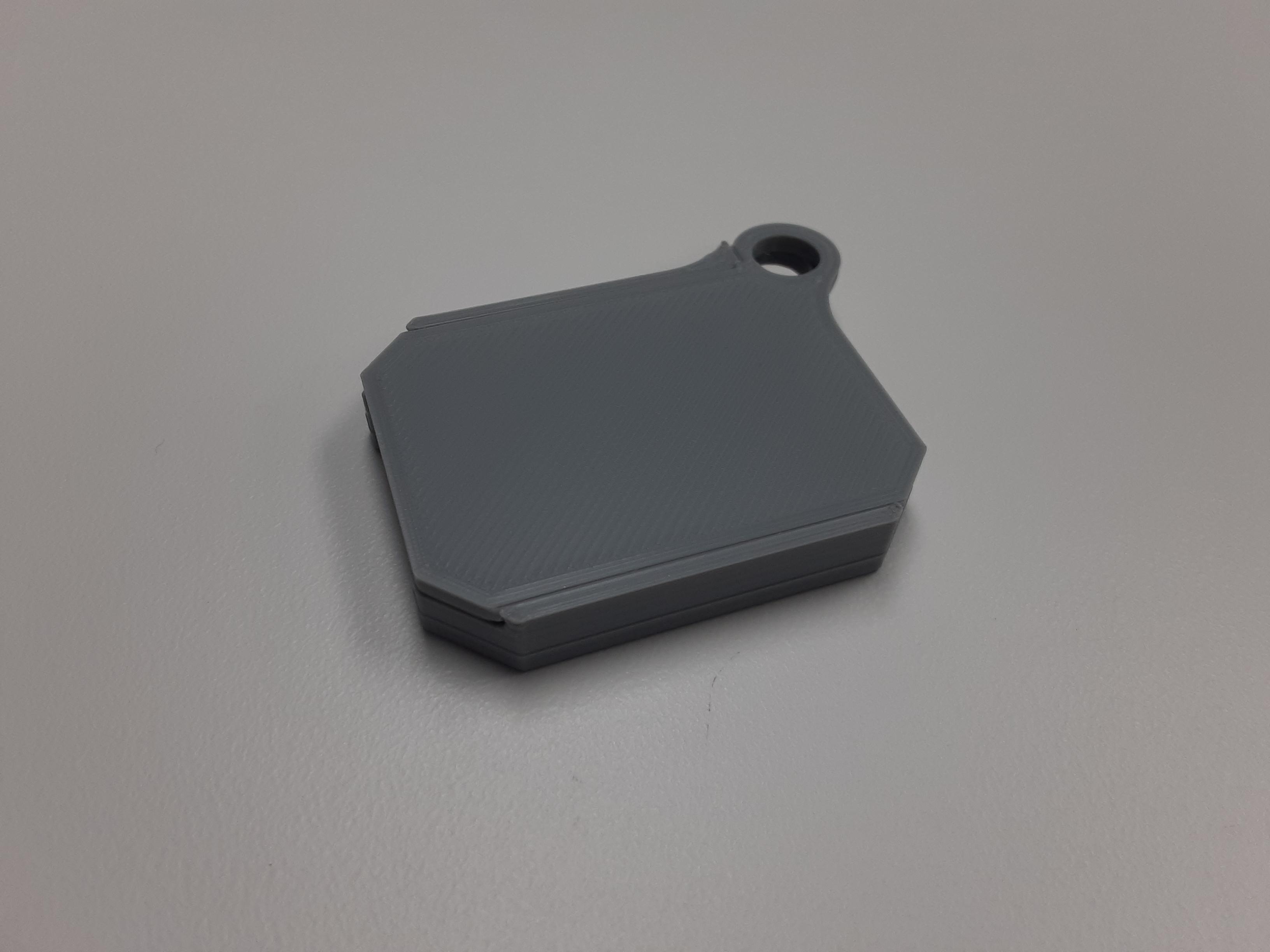 SD Card Locking Keychain 3d model