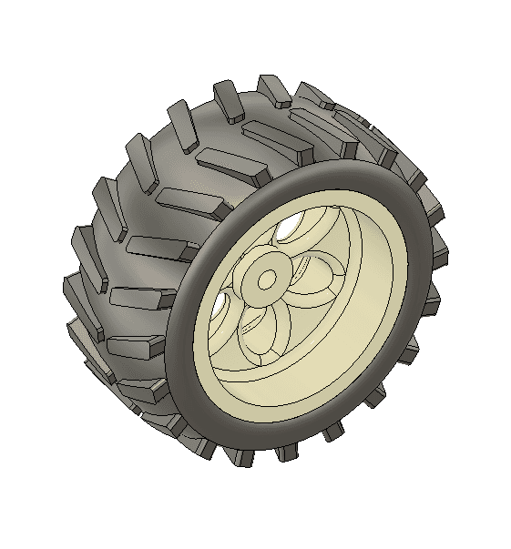 car wheel.obj 3d model