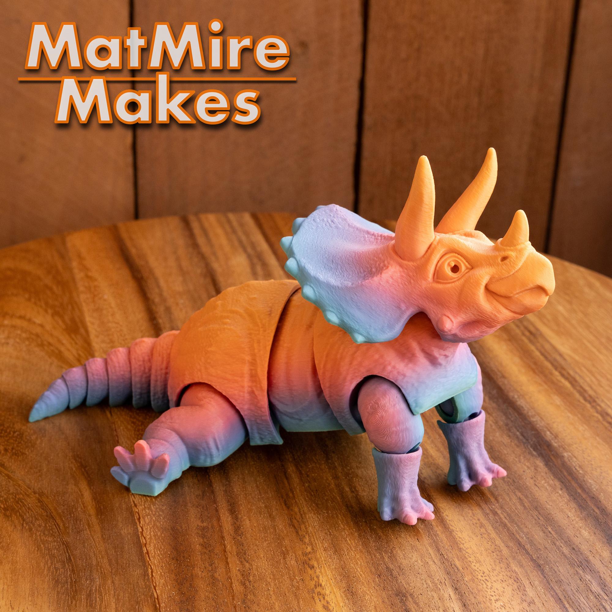 Triceratops - Articulated Figure 3d model