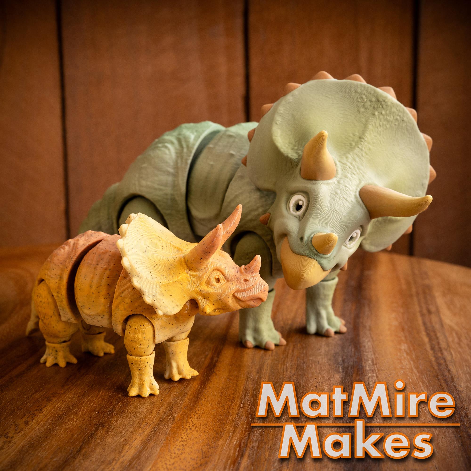 Triceratops - Articulated Figure 3d model