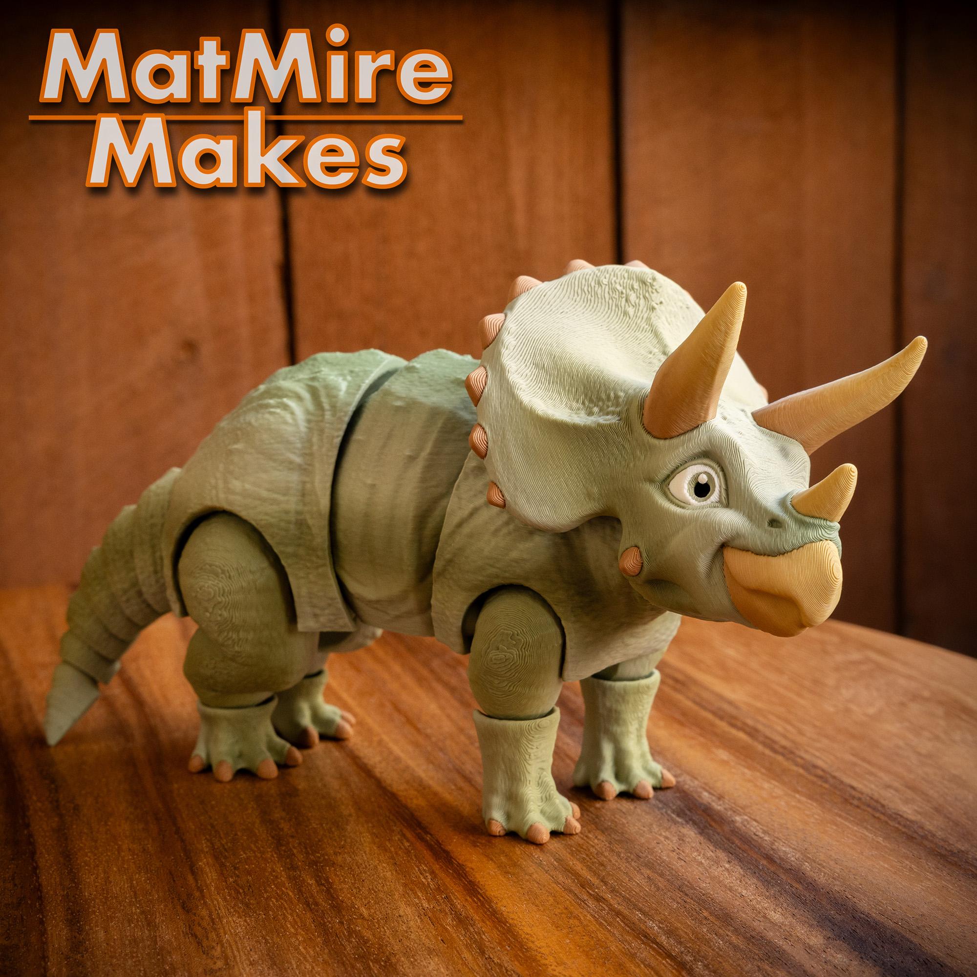 Triceratops - Articulated Figure 3d model