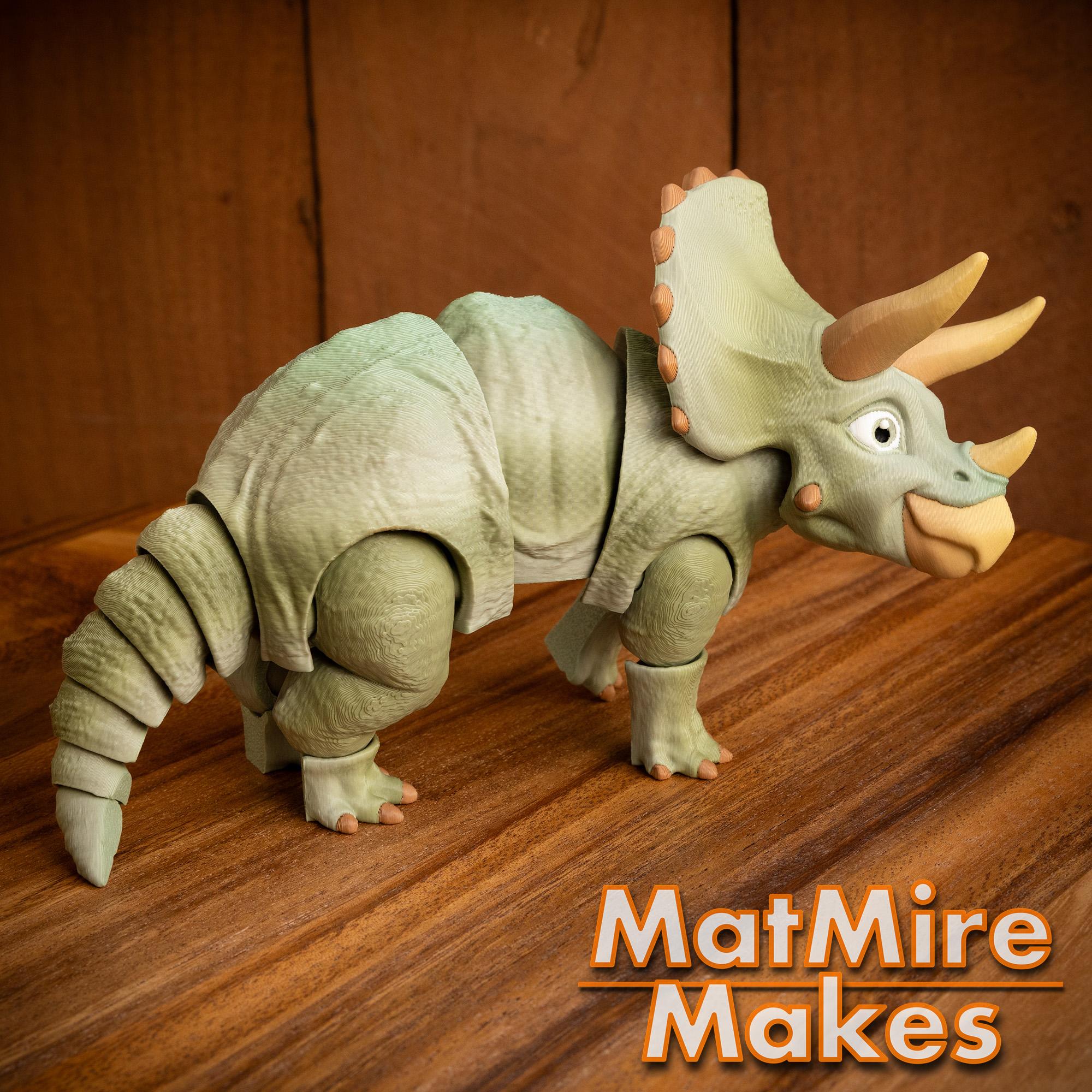 Triceratops - Articulated Figure 3d model