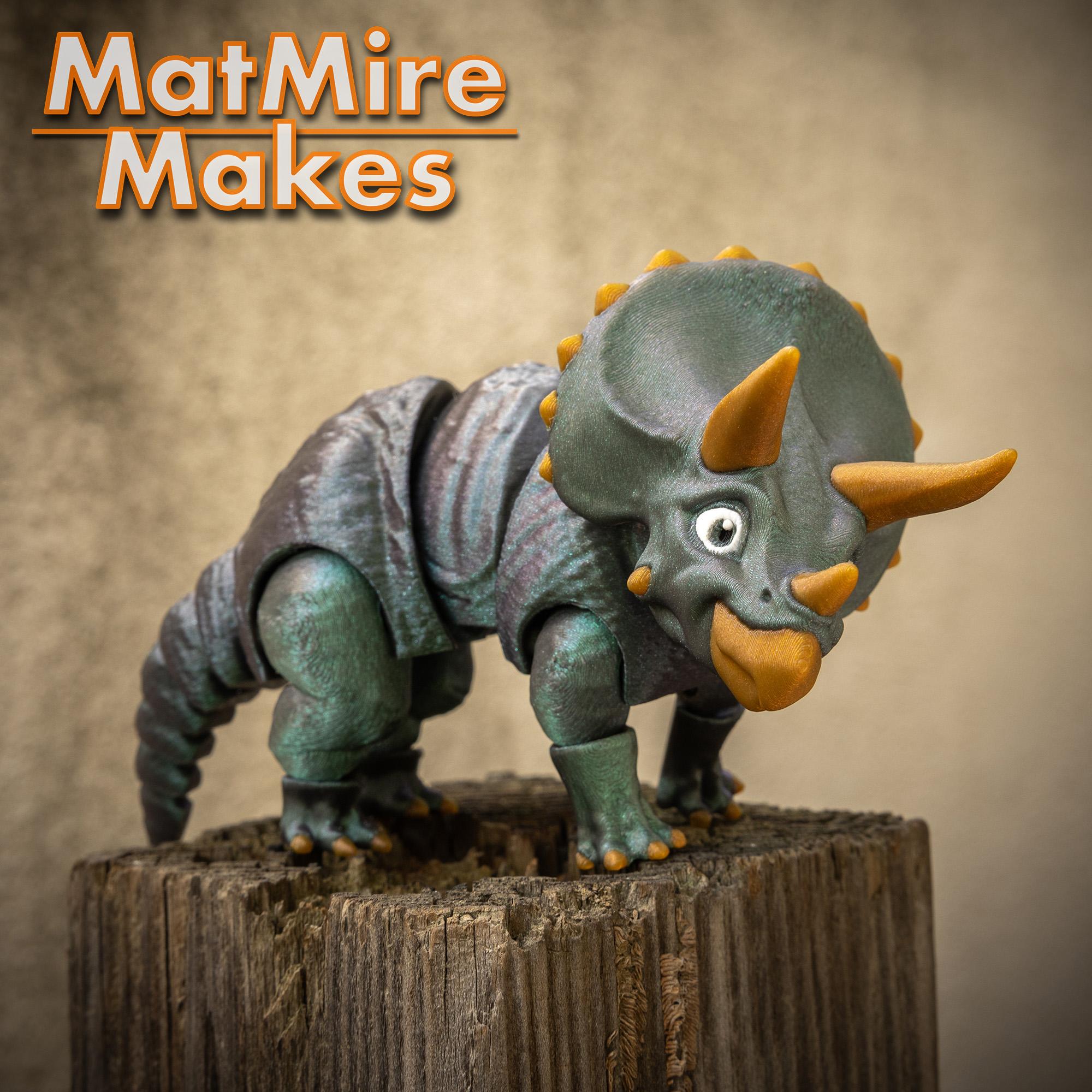 Triceratops - Articulated Figure 3d model