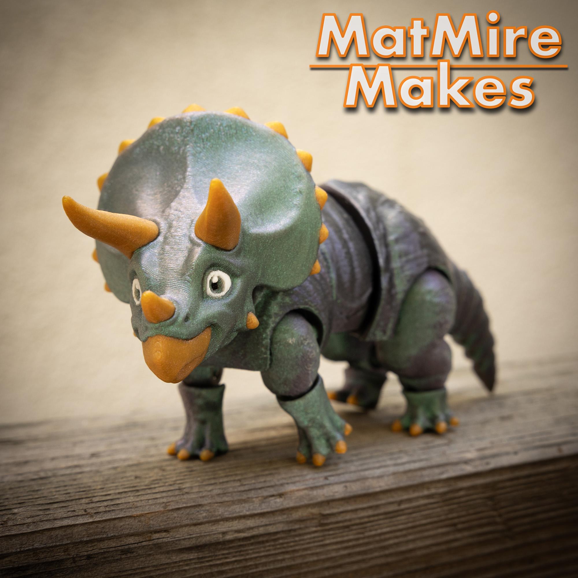 Triceratops - Articulated Figure 3d model