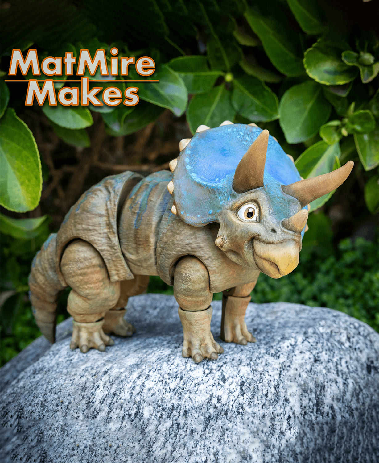 Triceratops - Articulated Figure 3d model