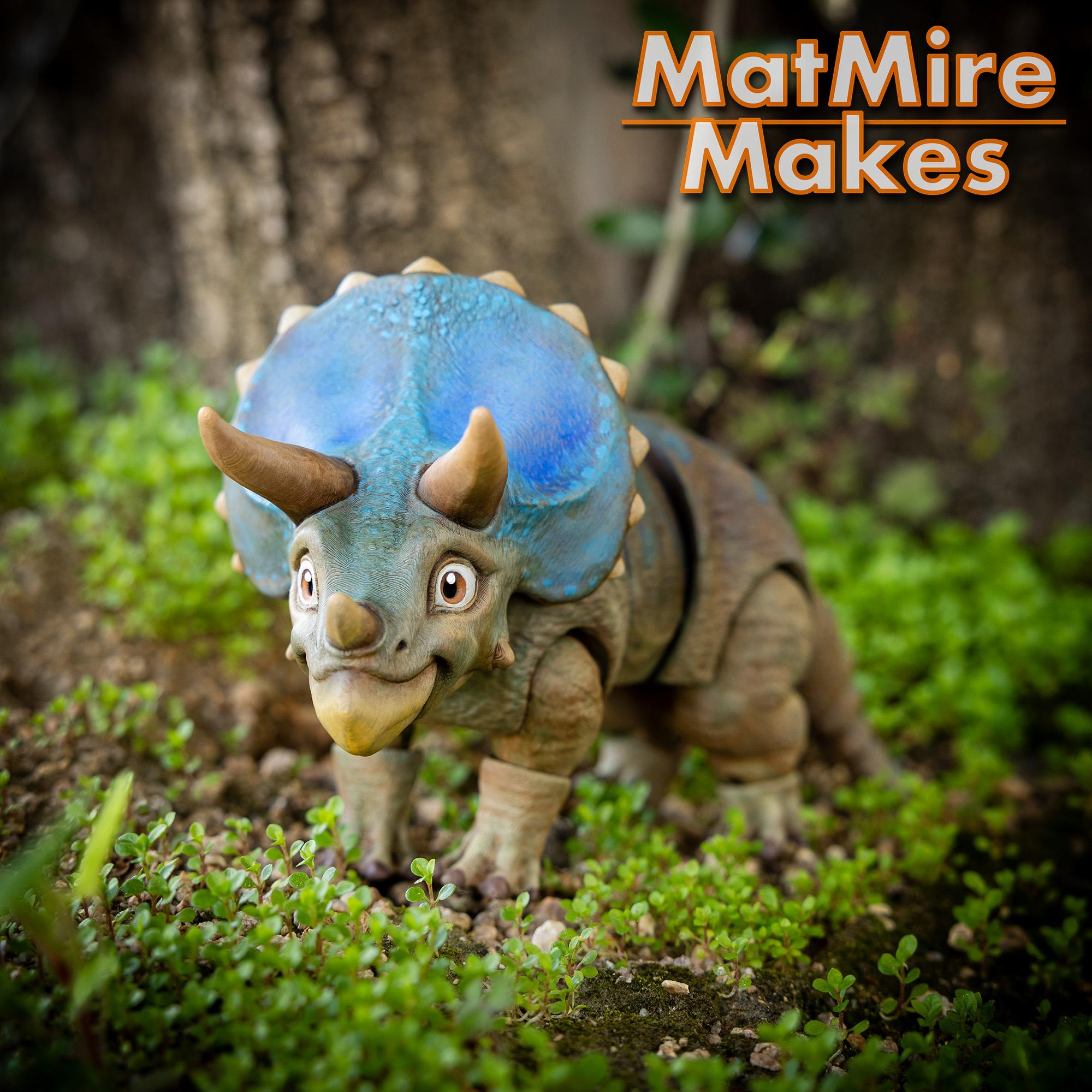 Triceratops - Articulated Figure 3d model