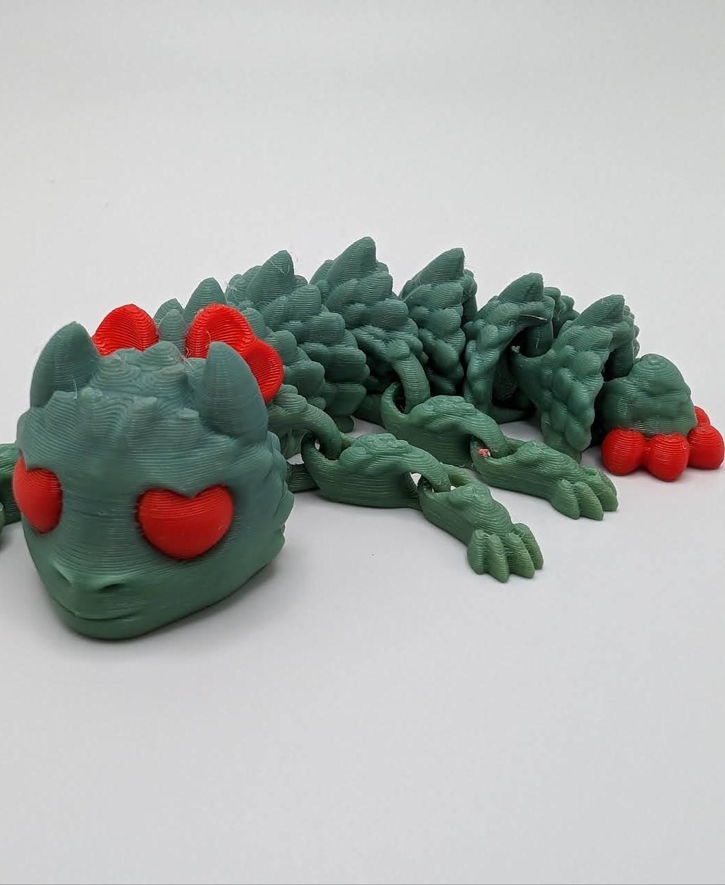 Heart Dragon Articulating 3d model