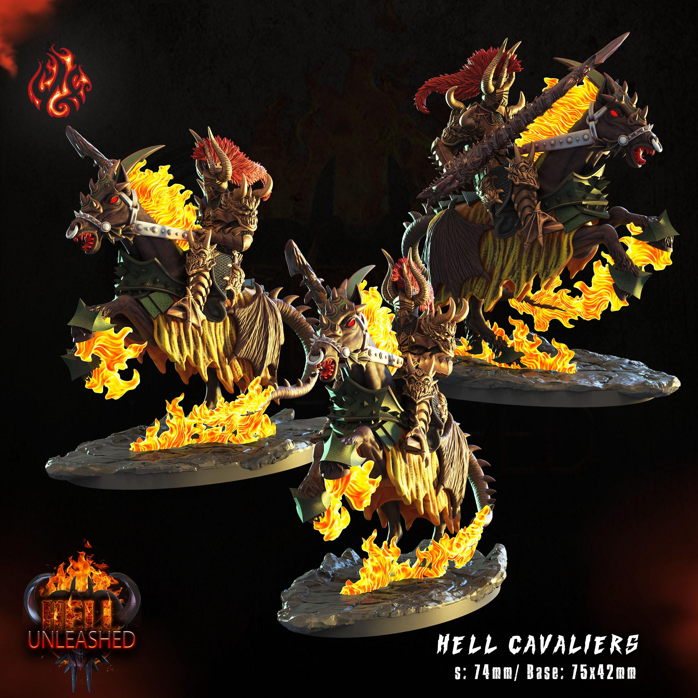 Hell Cavaliers 3d model