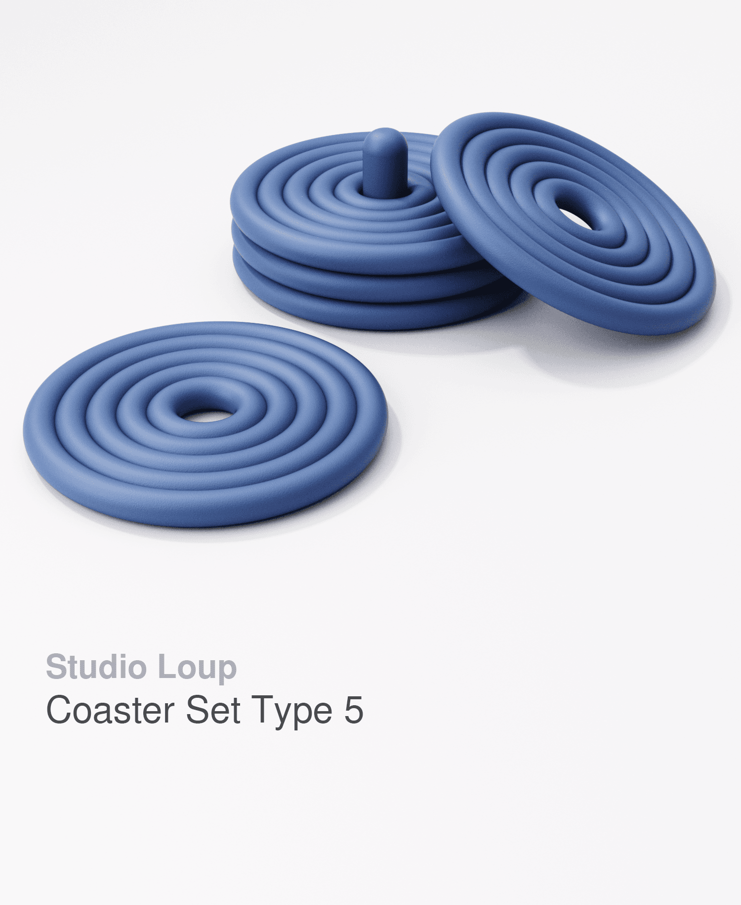 Coaster Set Type 5 3d model