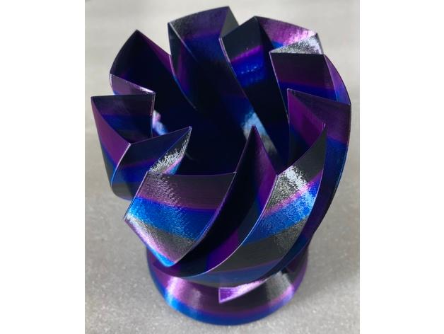 Square Spiral Vase 3d model