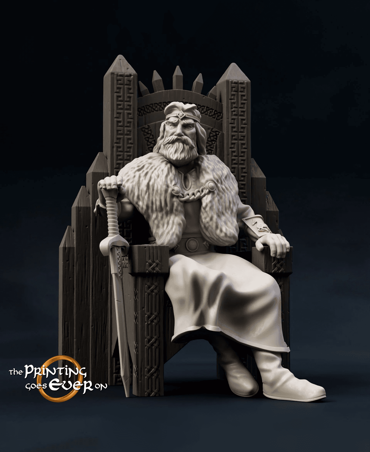 King Teobald 3d model