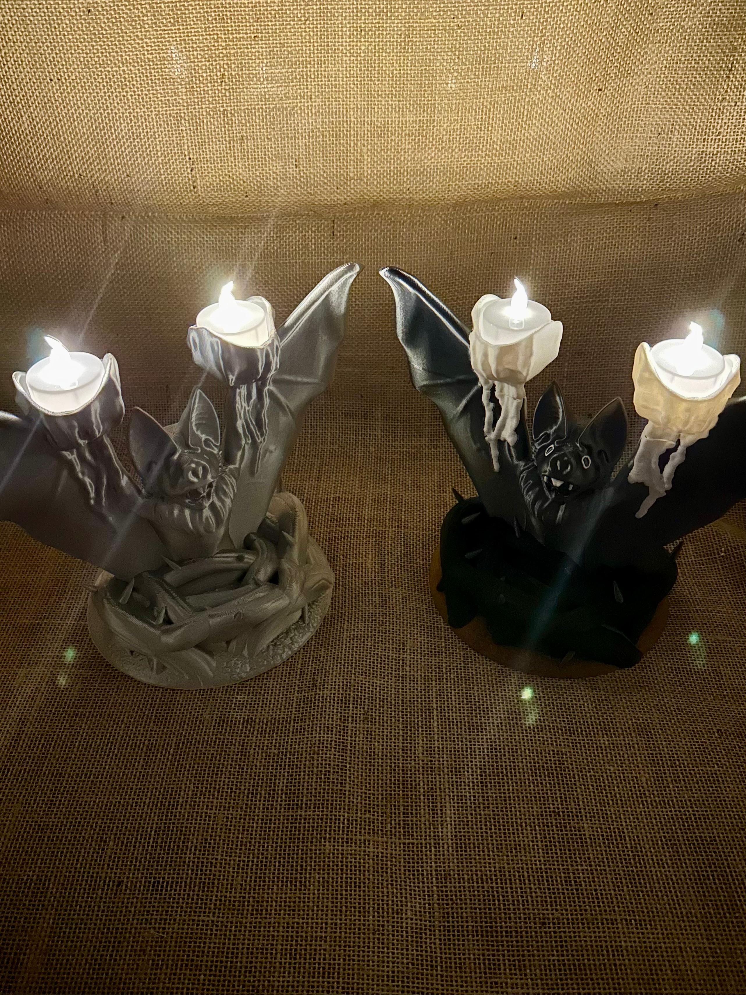 Vampire Bat Tea Light Holder 3d model