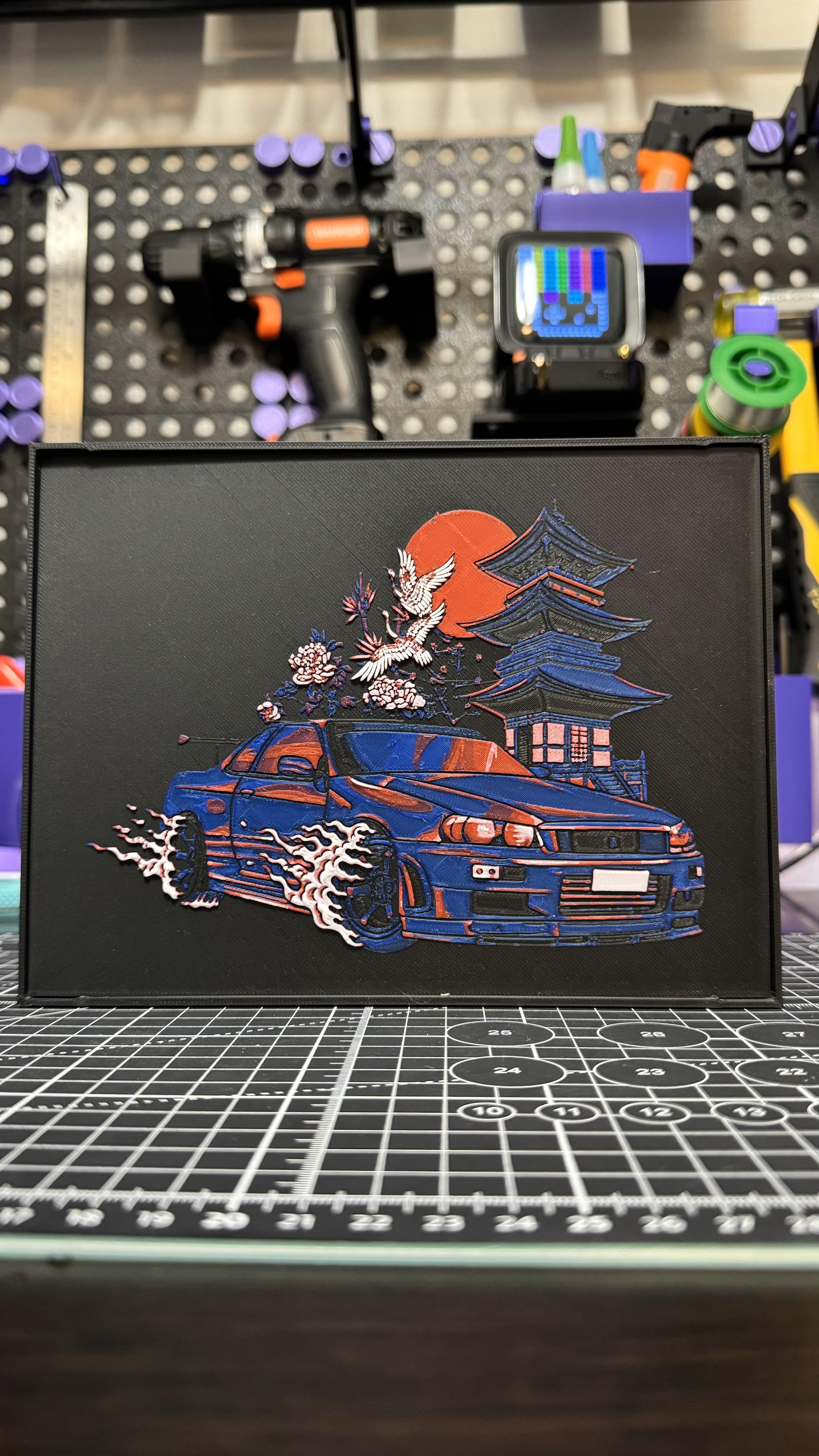 Framed R34 3d model