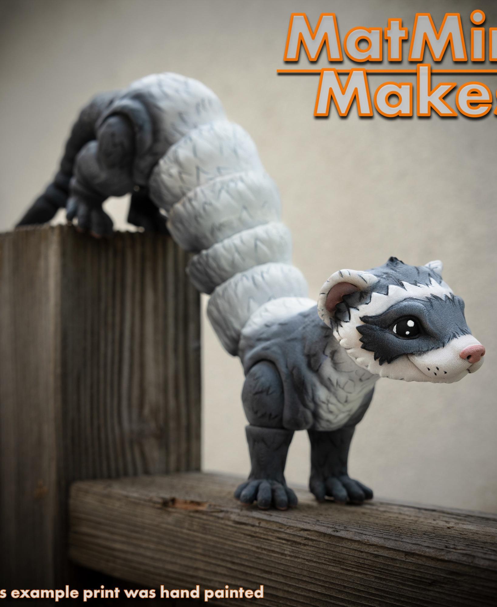 Ferret - Articulated Figure 3d model