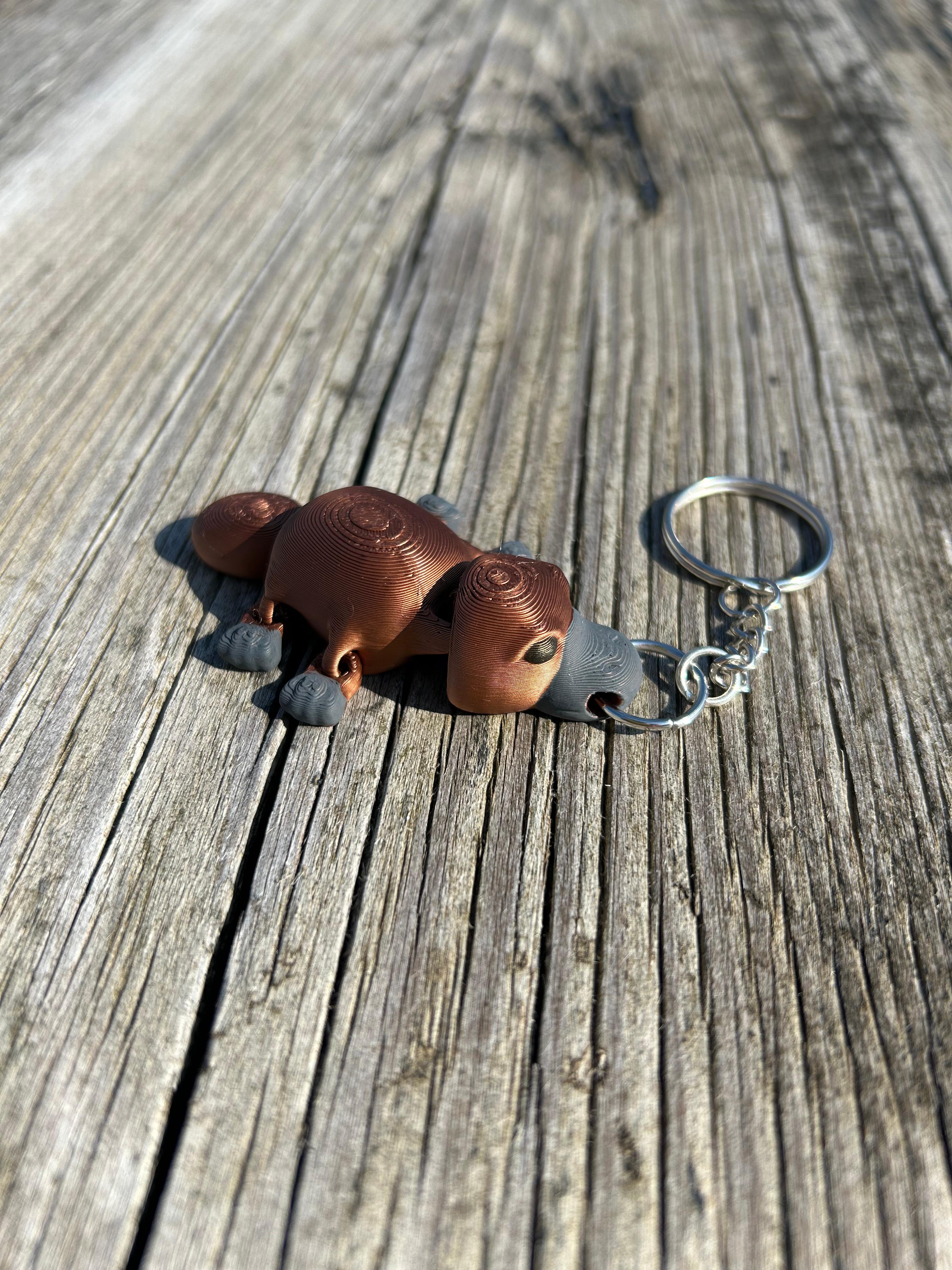 Platypus Multiple Joint Keychain 3d model