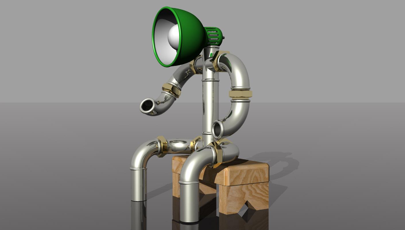 MetalArtLamp02.stl 3d model