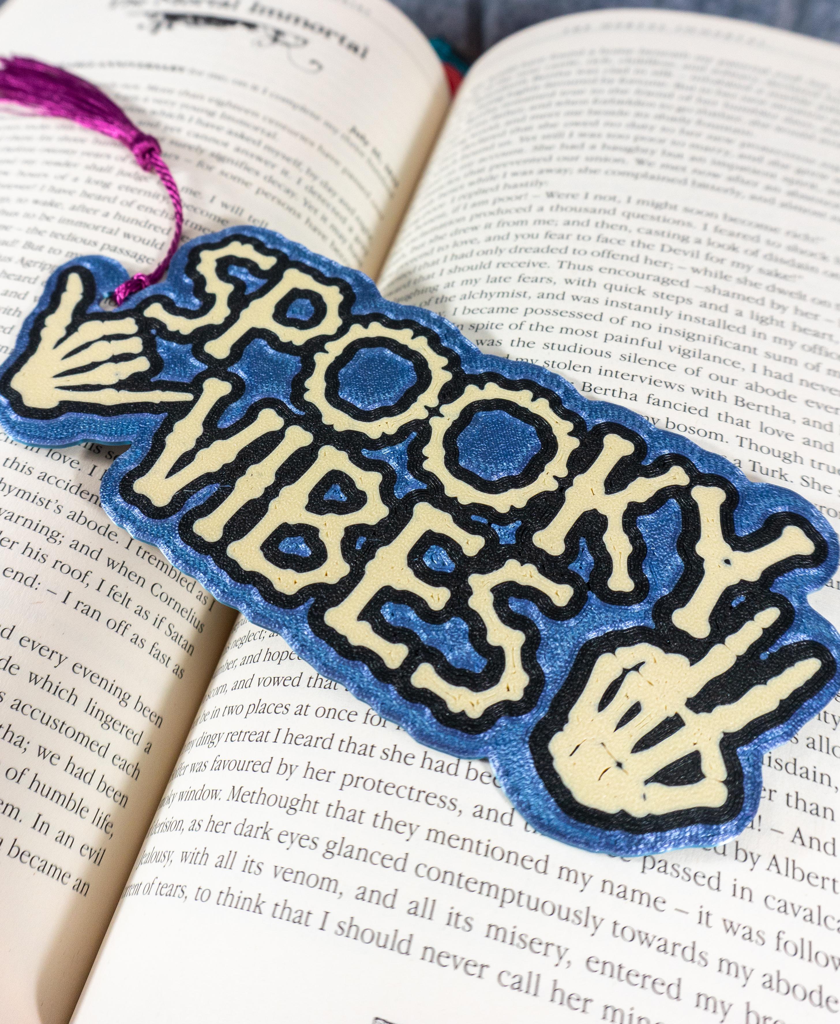 Spooky Vibes Bookmark 3d model