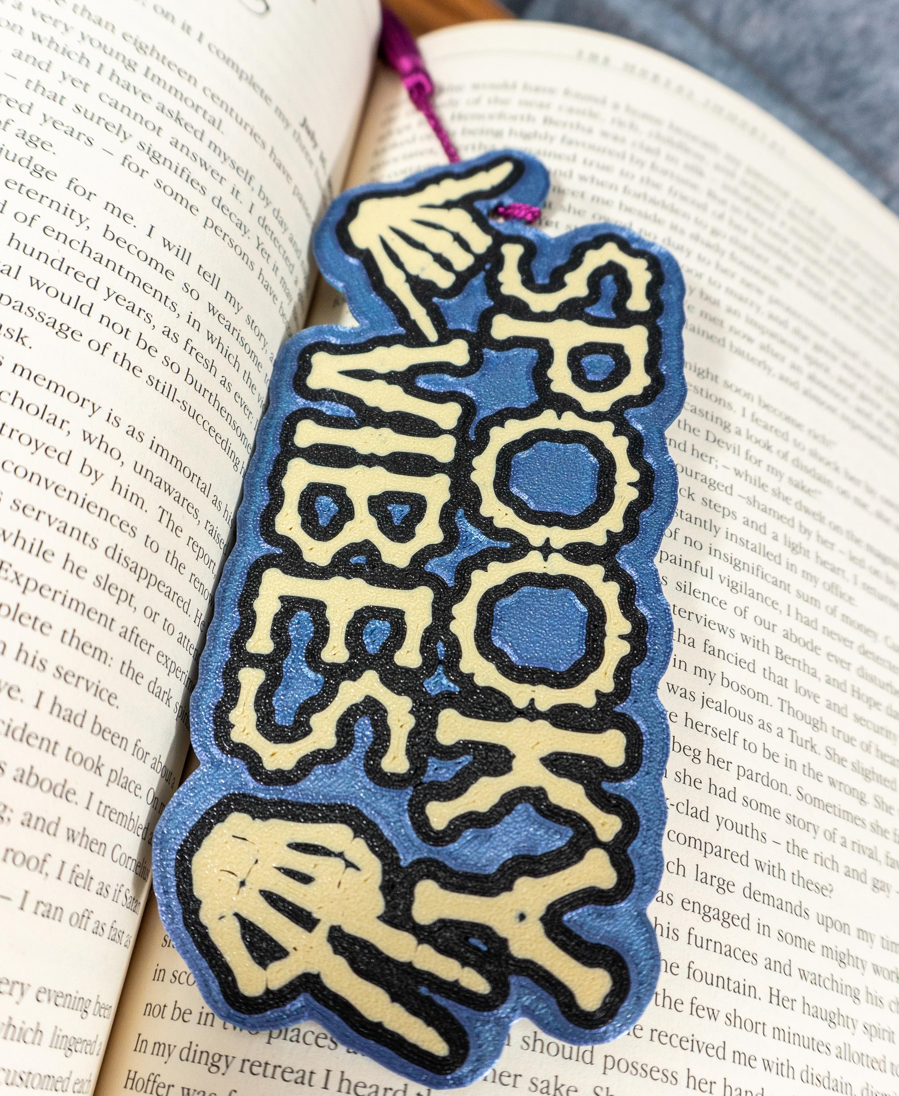 Spooky Vibes Bookmark 3d model